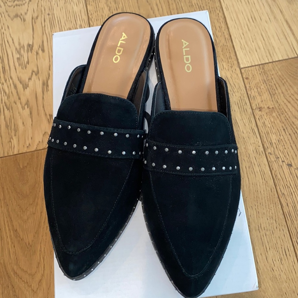 Aldo Black mules (NWT)
